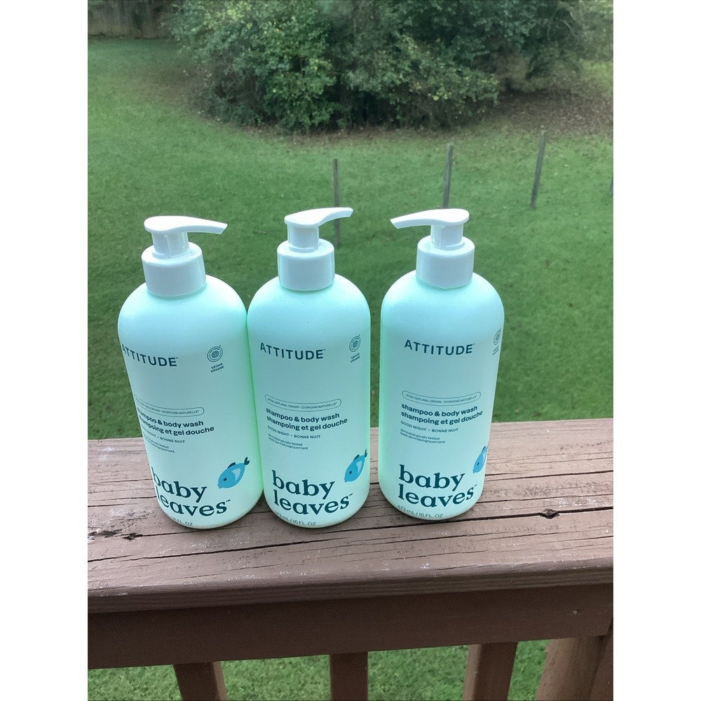 3PK2-in-1 Shampoo and Body Wash for Baby, EWG Verified, Dermatologically Tested,